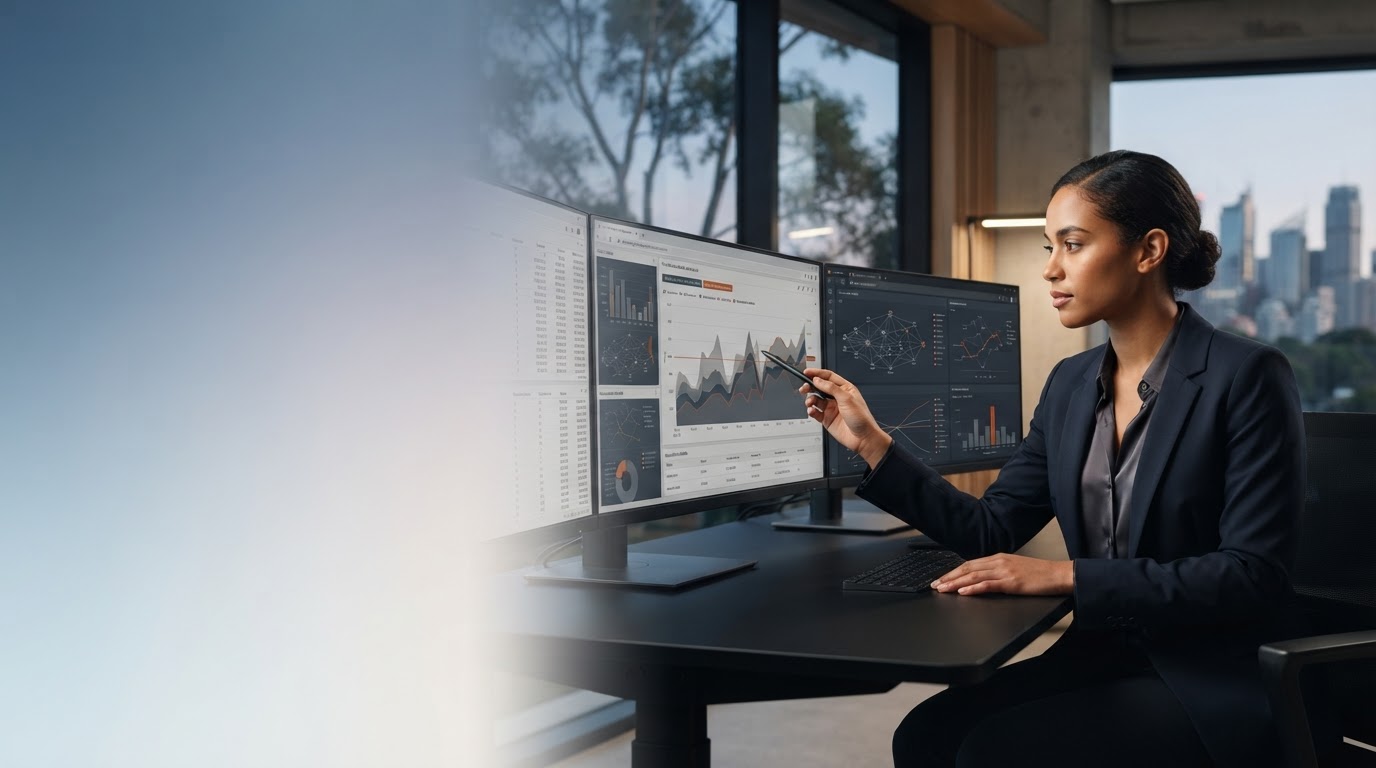 Sirexohault AI predictive analytics dashboard overlaying market data